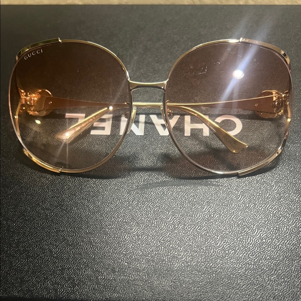 Gucci Women's Gold Frame Sunglasses